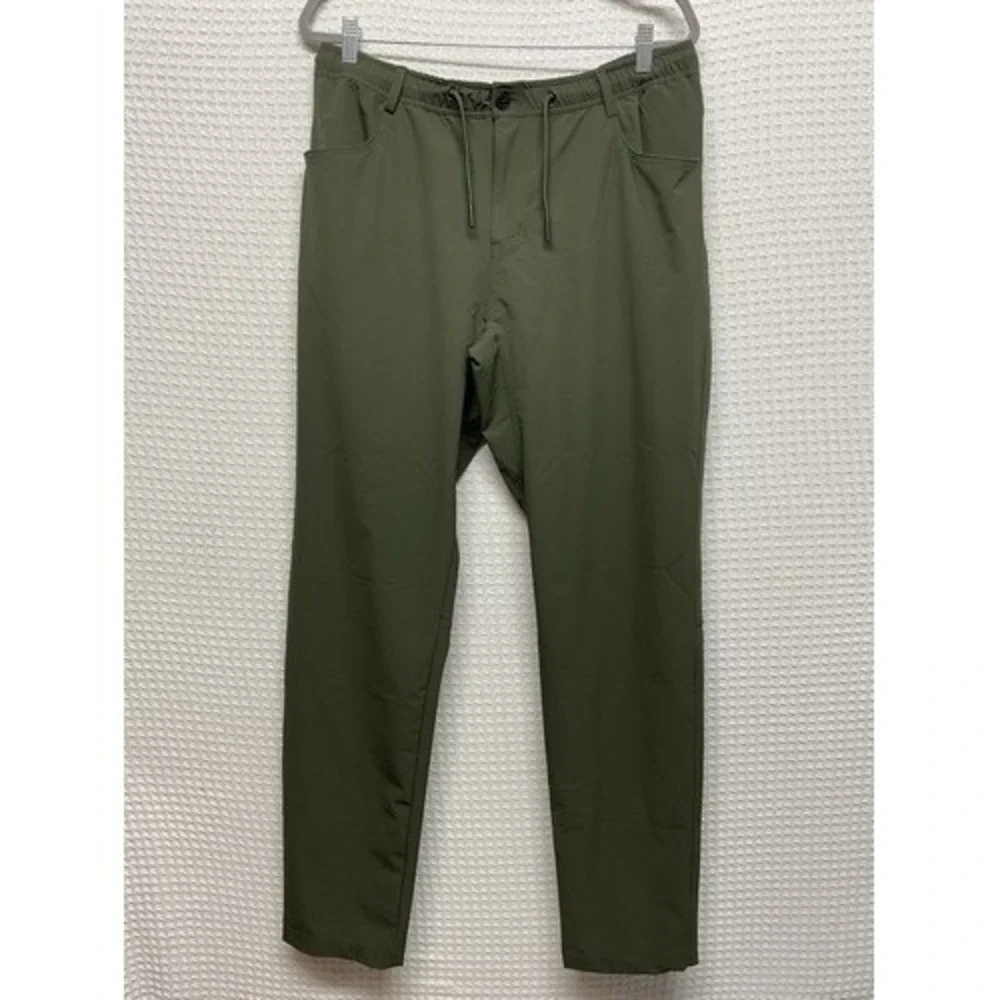 NWT BYLT Premium Basics Olive Stretch Cargo Ripstop Jogger Pants Men XL China
